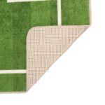 Tapis enfant 160x230cm terrain de football antidérapant lavable – Image 2