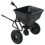 Distributeur de sel remorqué PVC et acier 125 x 74 x 79 cm 45 L – Image 4