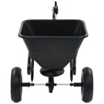 Distributeur de sel remorqué PVC et acier 125 x 74 x 79 cm 45 L – Image 5
