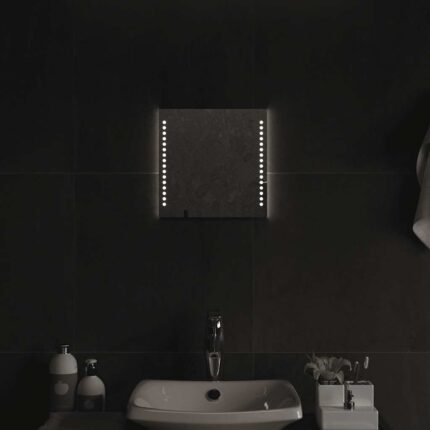 Miroir de salle de bain à LED 30x30 cm
