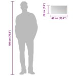 Miroir de salle de bain à LED 40x20 cm – Image 8