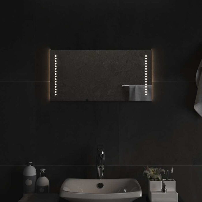 Miroir de salle de bain à LED 60x30 cm – Image 1