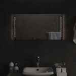 Miroir de salle de bain à LED 80x40 cm