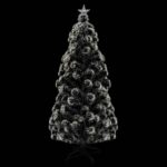 Arbre de Noël pré-éclairé avec support 210 cm fibre optique – Image 3