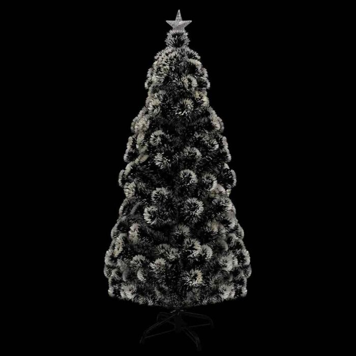 Arbre de Noël pré-éclairé avec support 210 cm fibre optique – Image 3