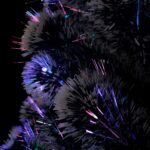 Arbre de Noël pré-éclairé avec support 210 cm fibre optique – Image 5