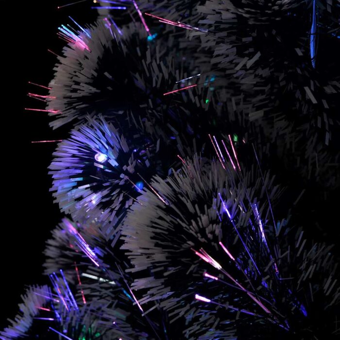 Arbre de Noël pré-éclairé avec support 210 cm fibre optique – Image 5