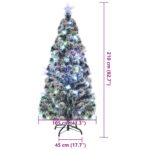 Arbre de Noël pré-éclairé avec support 210 cm fibre optique – Image 7