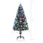 Arbre de Noël pré-éclairé avec support 120 cm fibre optique – Image 7
