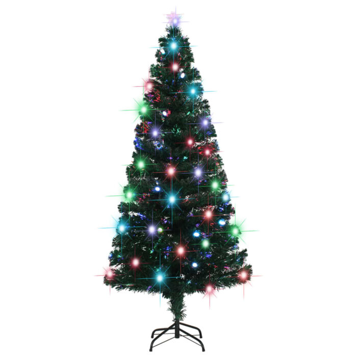 Arbre de Noël pré-éclairé avec support 180 cm fibre optique – Image 2