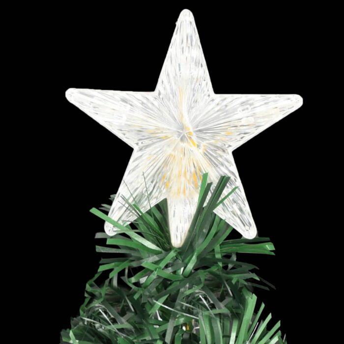 Arbre de Noël pré-éclairé avec support 210 cm fibre optique – Image 4