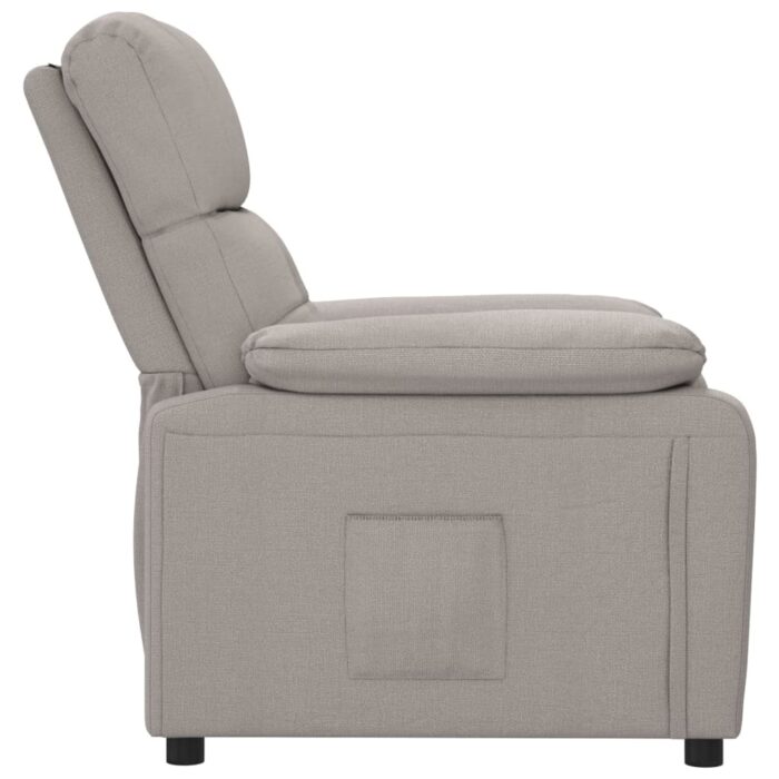 Fauteuil Relax Taupe VIDAXL : Confort Abordable – Image 2
