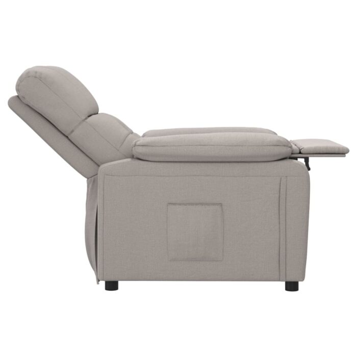 Fauteuil Relax Taupe VIDAXL : Confort Abordable – Image 4