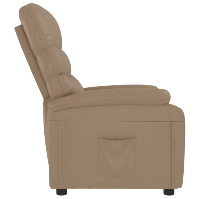 Fauteuil inclinable Cappuccino Similicuir – Image 2