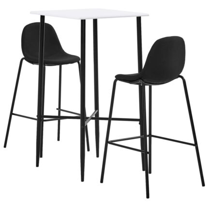 Ensemble de bar 3 pcs Tissu Noir