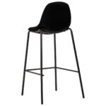 Ensemble de bar 3 pcs Tissu Noir – Image 5