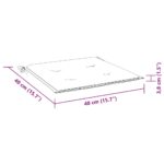 Chaises de jardin lot de 2 et coussins bleu royal Bois de teck – Image 11