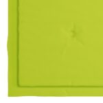 Chaises pliables de jardin avec coussins lot de 6 Bois de teck – Image 8