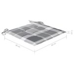 Chaises pliables de jardin avec coussins lot de 8 Teck solide – Image 11