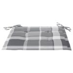 Chaises pliables de jardin avec coussins lot de 8 Teck solide – Image 7