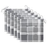 Chaises pliables de jardin avec coussins lot de 6 Bois de teck – Image 6