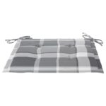Chaises pliables de jardin avec coussins lot de 8 Teck solide – Image 12