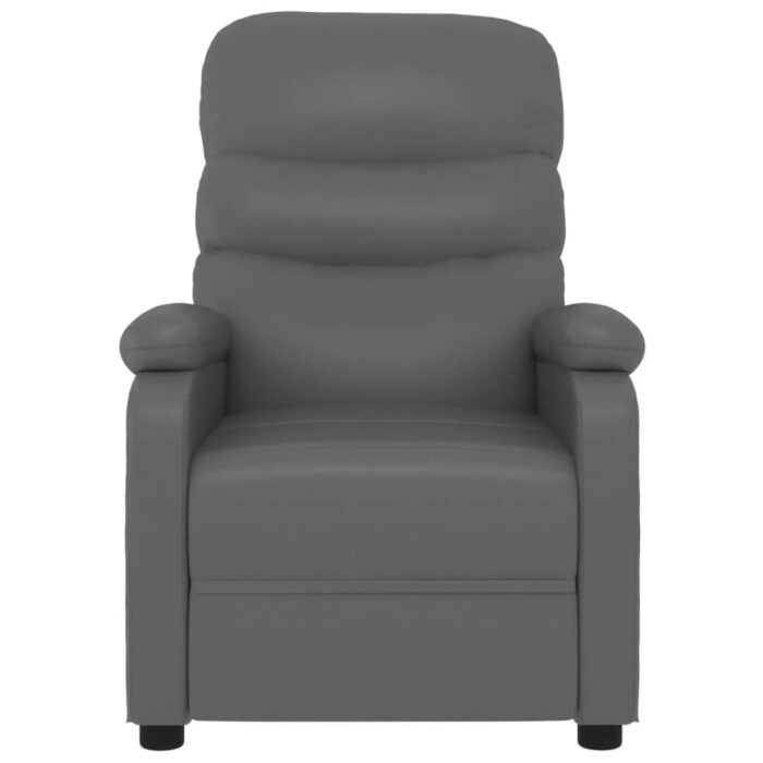 Fauteuil inclinable électrique Gris Similicuir – Image 2