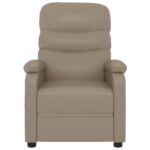 Fauteuil inclinable électrique Cappuccino Similicuir – Image 2