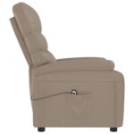 Fauteuil inclinable électrique Cappuccino Similicuir – Image 3