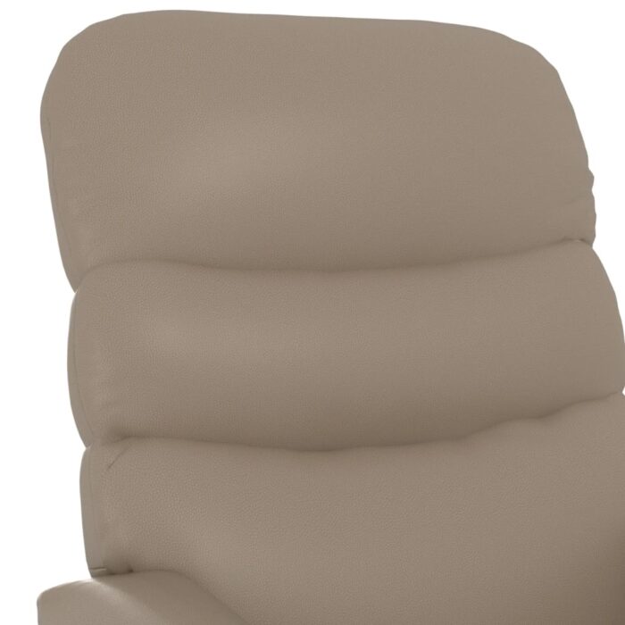 Fauteuil inclinable électrique Cappuccino Similicuir – Image 6