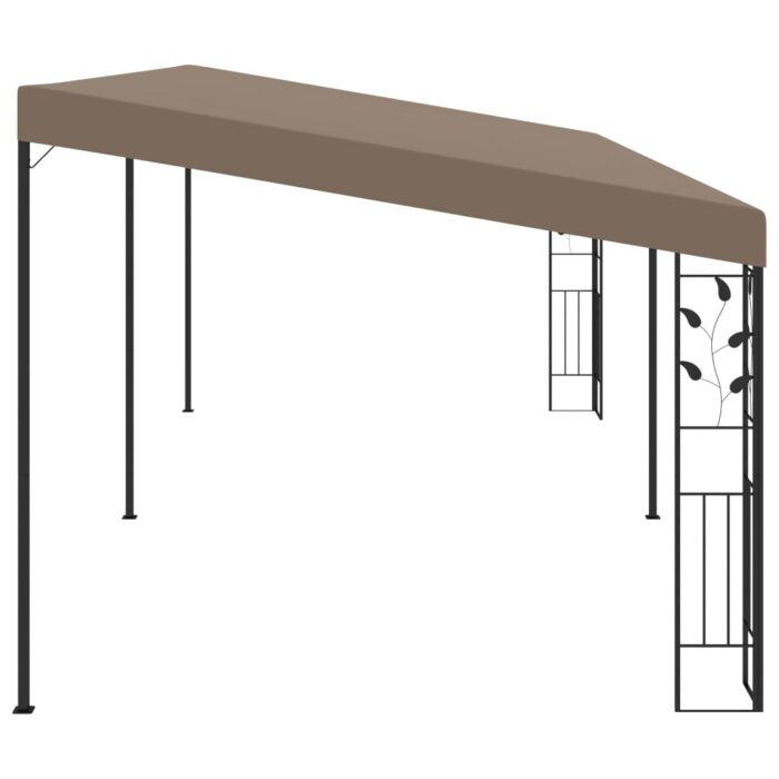 Belvédère mural 6x3x2,5 m Taupe – Image 2