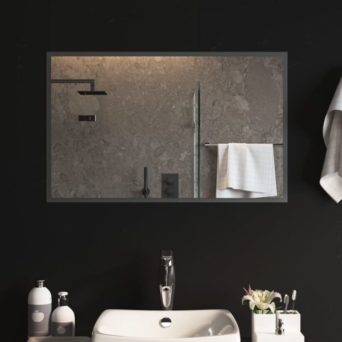 Miroir de salle de bain à LED 50x80 cm – Image 2
