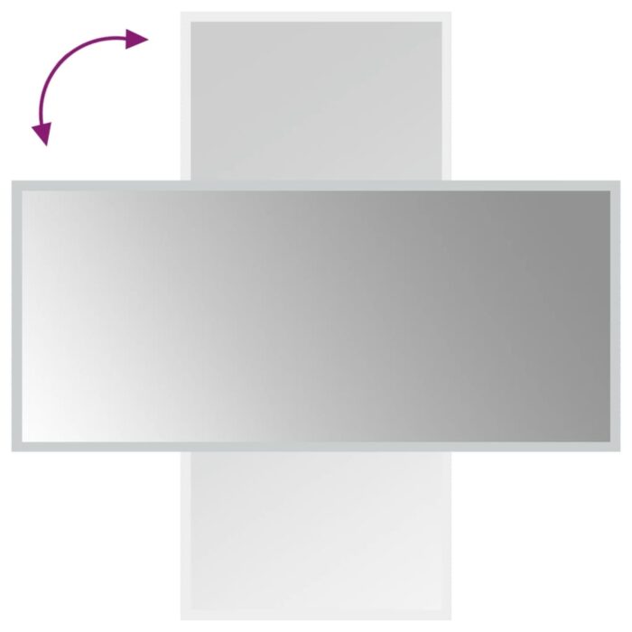 Miroir de salle de bain à LED 40x90 cm – Image 4