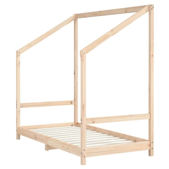 Cadre de lit pour enfant 2x(80x160) cm bois de pin massif – Image 2