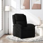 Fauteuil inclinable noir tissu