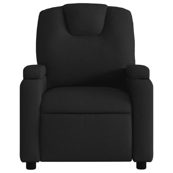 Fauteuil inclinable en tissu noir – Image 4