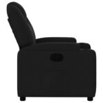 Fauteuil inclinable en tissu noir – Image 5
