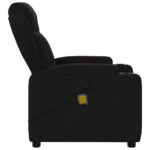 Fauteuil de massage inclinable noir tissu – Image 6