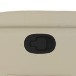 Fauteuil inclinable en similicuir crème – Image 7