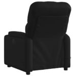 Fauteuil de massage inclinable noir similicuir – Image 2