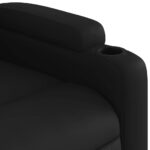 Fauteuil de massage inclinable noir similicuir – Image 7