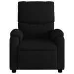 Fauteuil inclinable en tissu noir – Image 4