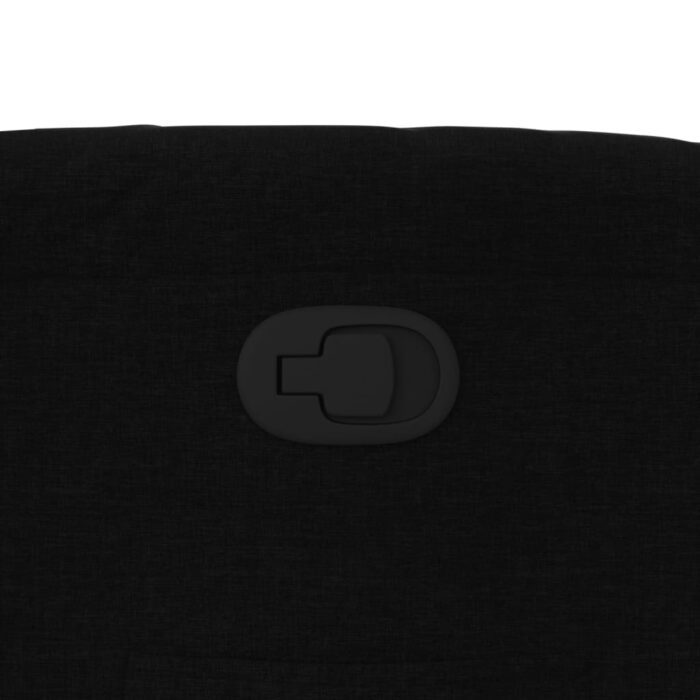 Fauteuil inclinable en tissu noir – Image 7