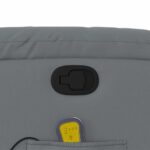 Fauteuil de massage inclinable gris similicuir – Image 8