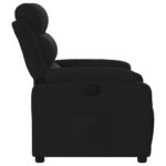 Fauteuil inclinable en tissu noir – Image 5