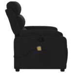 Fauteuil de massage inclinable noir tissu – Image 6
