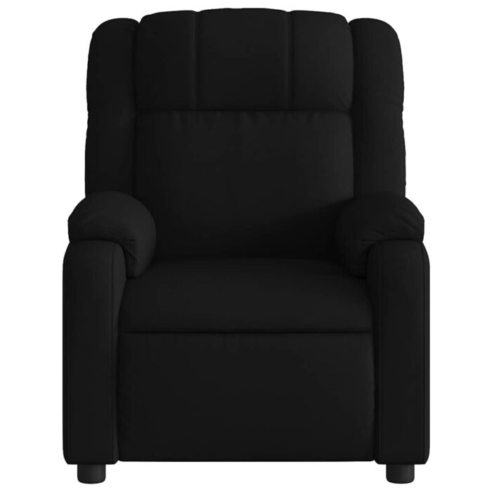 Fauteuil de massage inclinable noir tissu – Image 5