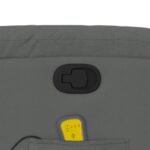 Fauteuil de massage inclinable gris foncé tissu – Image 8