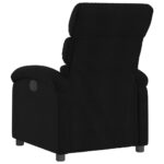 Fauteuil inclinable noir tissu – Image 3