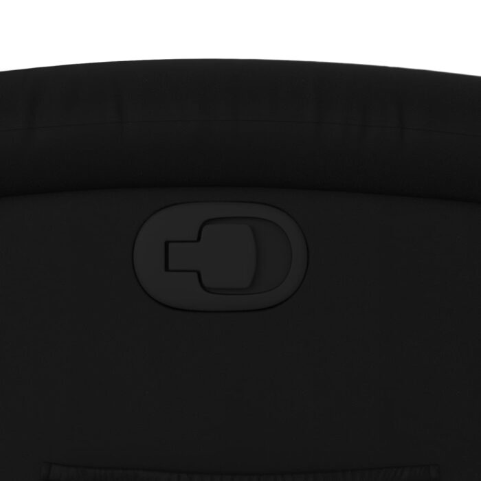 Fauteuil inclinable noir similicuir – Image 7